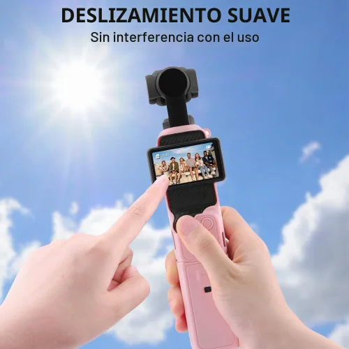 Vista 7 de Funda de silicona Pocket 3 para DJI Osmo Pocket 3, Estuche Protector Protector de Lente Manga Resistente a Arañazos Compatible con DJI OSMO Pocket 3