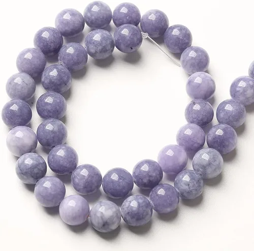 Vista 74 de 100 cuentas de piedra multicolor natural de 0.236 pulgadas (0.236 in), cuentas espaciadoras sueltas redondas para hacer pulseras, collares, aretes