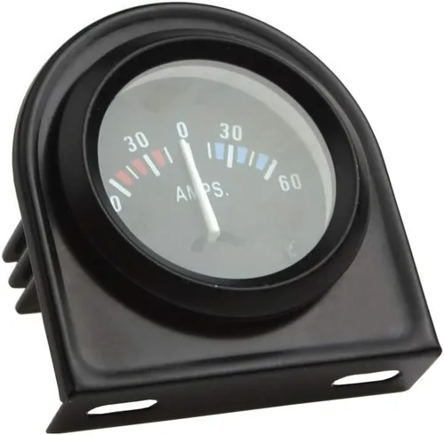 Vista 2 de ESUPPORT - Kit de medidor de amplificador de puntero para coche universal, 2" (52mm), con indicador de luz LED blanca, pantalla de visualización
