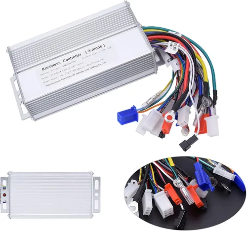 Vista 2 de Controlador de motor sin escobillas 48V 60V 64V 1000W 1500W controlador de motor para eléctrico