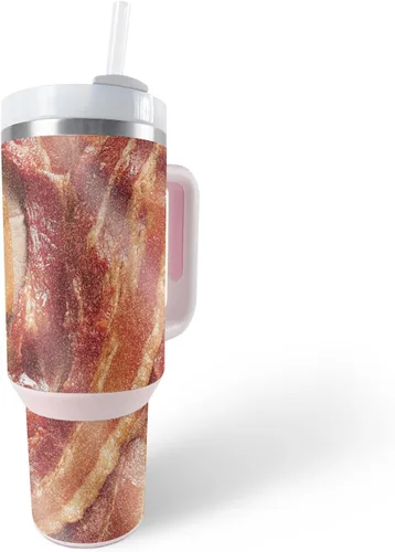 Vista 34 de MightySkins - Vaso con purpurina brillante compatible con Stanley The Quencher H2.0 FlowState de 40 onzas, Crazy Tikis, acabado protector y duradero