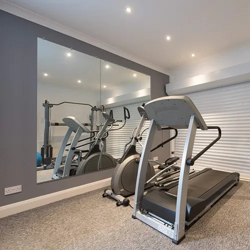 Vista 9 de Espejo de actividad de gimnasio montado en la pared para gimnasia, yoga, fitness, baile-48 x 32 pulgadas (3)