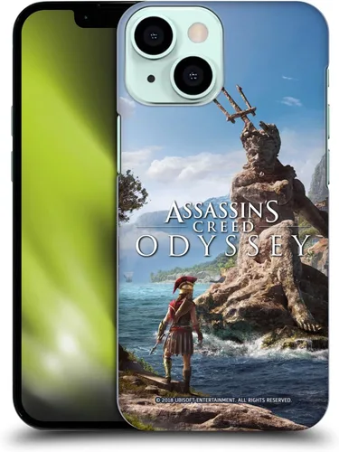 Vista 8 de Head Case Designs Funda rígida con licencia oficial de Assassin's Creed Alexios e Ikaros Odyssey Key Art compatible con Apple iPhone 13 Mini