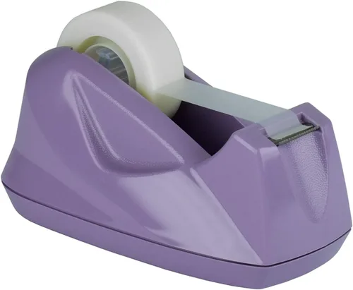 Vista 11 de Acrimet Dispensador de cinta de escritorio prémium con base antideslizante (resistente) (color rosa)