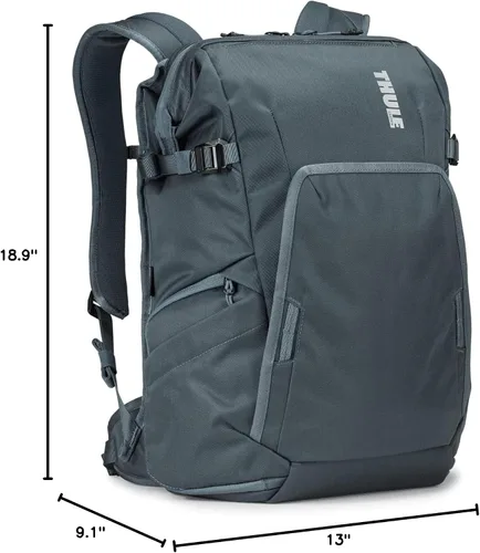 Vista 10 de Mochila Thule Construct - Para Escuela, Trabajo y Viaje - Funda Acolchada para Laptop - Compartimento Interno Organizado con Bolsillo de Acceso
