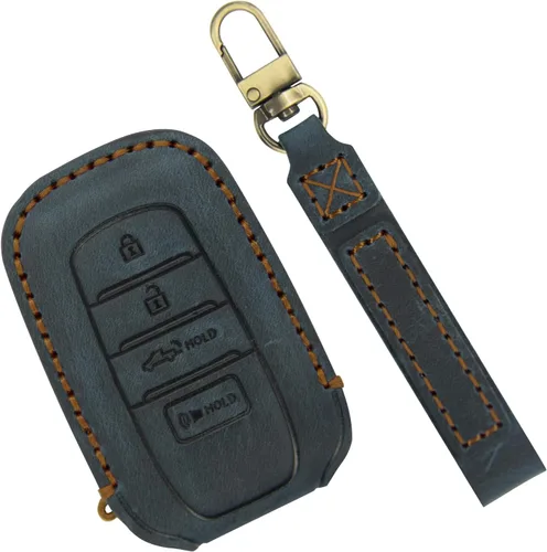 Vista 7 de Funda para Llavero para Accesorios Toyota Tundra 2022-2024 2025 2026, para Tacoma 2024 2025 2026 Cubierta de Llavero de Cuero, para Camry 2025 2026