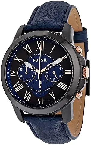 Vista 5 de Fossil Reloj para hombre humo talla única correa Humo Correa