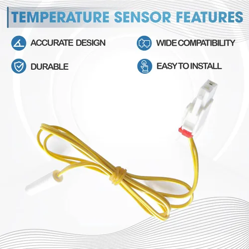 Vista 5 de Sensor de temperatura DA32-10104N de Seentech funciona con refrigerador Sam-Sung; reemplaza a números de pieza: 114002, DA32-10104V