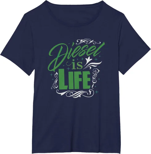 Vista 11 de Diesel is Life Roll Coal Diesels Truckers Smoke Camiseta Negro