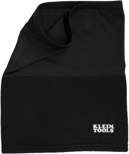 Vista 7 de Klein Tools 60466 - Polaina de calentamiento para cuello y cara, media banda de doble capa, color negro, talla única