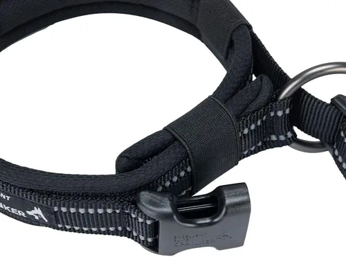 Vista 3 de EXCELLENT ELITE SPANKER Collar reflectante para perro, clásico, suave, acolchado, de nailon transpirable, ajustable, con hebilla de liberación
