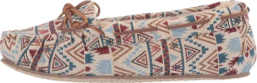 Vista 8 de Minnetonka - Pantuflas Cally de pelo sintético para mujer