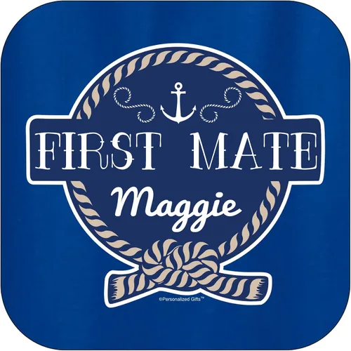 Vista 4 de Personalizado First Mate Barcos Boating Custom de manga larga playera