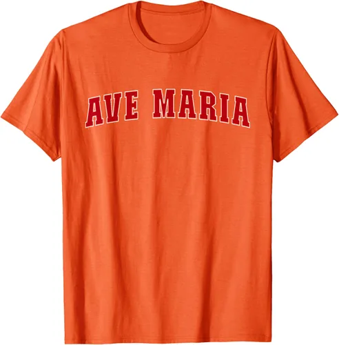 Vista 64 de Ave Maria FL Florida - Camiseta, Negro
