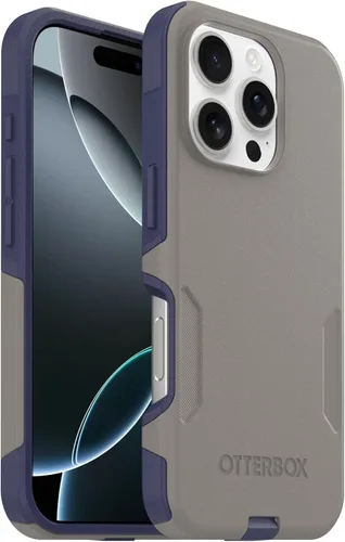 Vista 35 de OtterBox Funda para iPhone 16 Commuter Series - Jeans azul bebé, funda delgada y protectora para iPhone, de doble capa, absorción de impactos