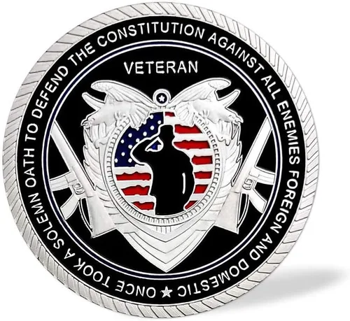 Vista 2 de Monedas conmemorativas del juramento de los soldados del ejército de los Estados Unidos