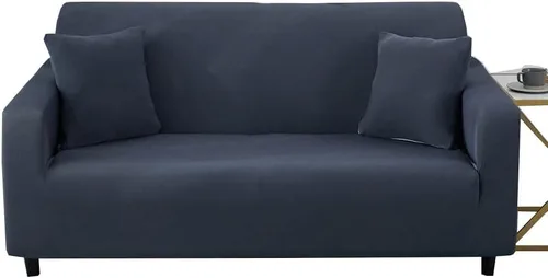 Vista 6 de Funda elástica para sofá de 3 plazas, funda protectora para sofá de 3 plazas, fundas elásticas para sofá de 2/3 plazas, fundas protectoras de sofá