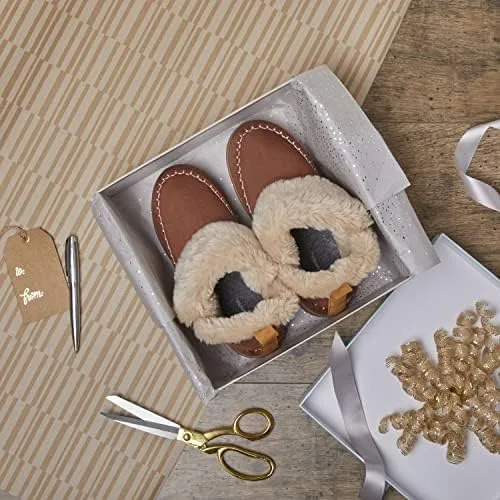 Vista 6 de Dearfoams Alpine Moritz - Pantuflas para mujer con soporte de arco para exteriores