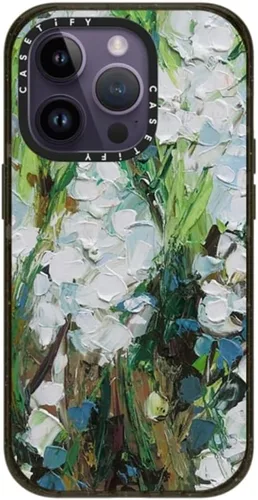 Vista 192 de CASETiFY Impact - Funda para iPhone 13 [protección contra caídas de 6.6 pies/compatible con Magsafe] Black Kingsnake, color negro transparente