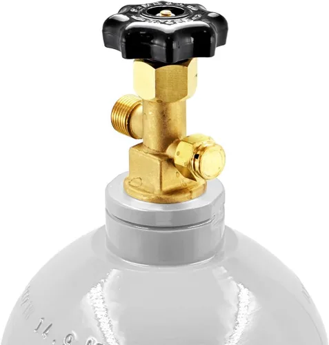 Vista 3 de Kegland Tanque de CO2 Aluminio 10 lb Vacío