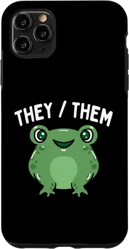 Vista 11 de iPhone 15 Gender Queer They Them Pronombres LGBTQ Pride Month No Binario Case