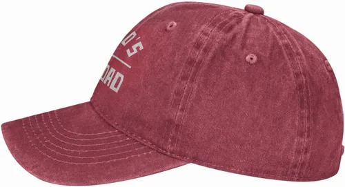 Vista 4 de Worlds Best Dad Hat - Gorra de béisbol ajustable de algodón para papá, regalos de cumpleaños para el día del padre
