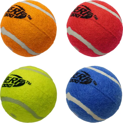 Vista 3 de Nerf Perro 5.5in Wave Squeak Football - Naranja