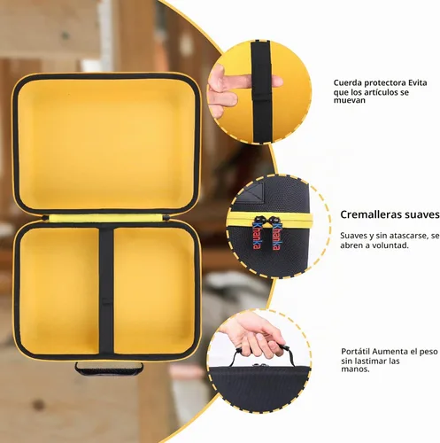 Vista 6 de khanka Reemplazo de carcasa rígida para cepilladora sin escobillas DEWALT DCP580B 20V MAX