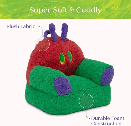 Vista 8 de Delta Children – Mundo de Eric Carle, Silla Cozee Buddy de La Oruga Muy Hambrienta Coches