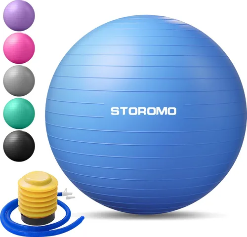 Vista 13 de Pelota de ejercicio de embarazo antiestallido, pelota de estabilidad de alta capacidad de peso para yoga, pilates y apoyo laboral, pelota de fitness