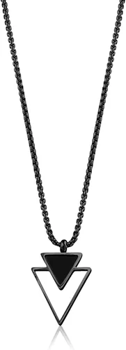 Vista 31 de Galis Collar para hombre, collar de cadena de plata de acero inoxidable de alta calidad para hombres, no se deslustra, cadenas para hombres
