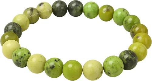 Vista 470 de Amazing Gemstone Crystal Bracelet for Women Men's Gifts - Protection Healing Crystal Bracelet - 8mm Gemstone Beaded Stretchable Bracelet Pulseras