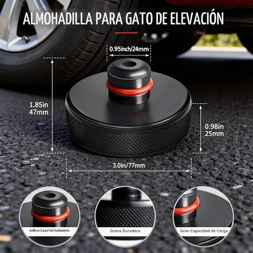 Vista 5 de Accesorios de almohadilla de elevación para Tesla Modelo S/3/X/Y/Juniper 2013 a 2026