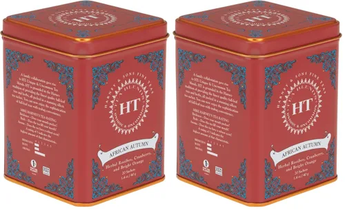 Vista 21 de Harney & Sons Té Rooibos African Autumn, HERBAL, lata de 20 sobres