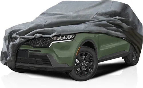 Vista 23 de Funda de coche de 5 capas para Kia Rio Hatchback de 4 puertas 2017-2023, ajuste semi personalizado, cobertura completa, contaminación, polvo, sol