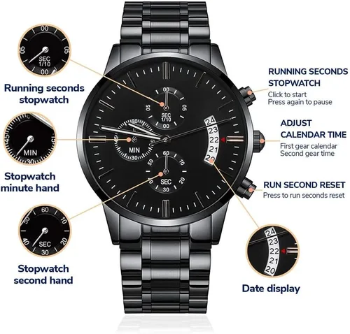Vista 4 de Regalo To my Brother, reloj para hombres, reloj de madera personalizado para hombre, reloj de madera para él, reloj grabado, regalo personalizado