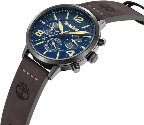 Vista 2 de Timberland Reloj multifunción para hombre, Marrón Oscuro, Vestido Deportivo
