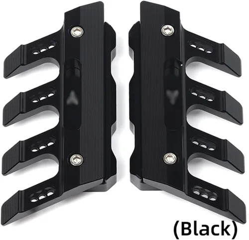 Vista 2 de TCHAU Protectores de horquilla delantera para motocicleta, guardabarros delantero para Yamaha MT01 MT15 MT25 MT125 MT07 MT09, accesorios universales