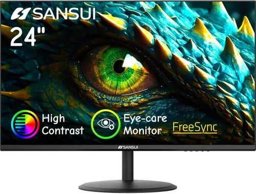 Vista 17 de SANSUI Monitor portátil de 15.6 pulgadas FHD 1080P Monitor de viaje para laptop, USB C HDMI ultrafino IPS pantalla de computadora con altavoces