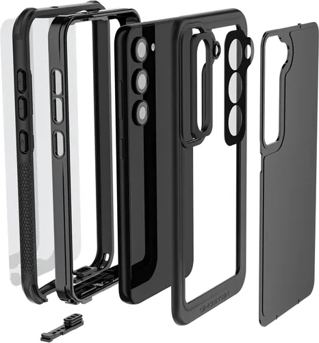 Vista 6 de Ghostek Nautical - Funda impermeable para Galaxy S23 con protector de pantalla y cámara, funda con clip para cinturón, protección resistente