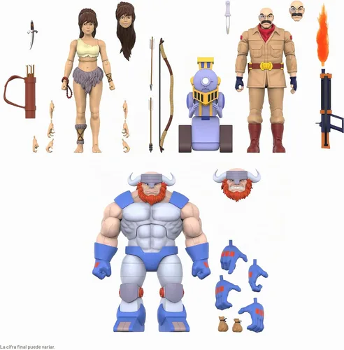 Vista 6 de Super7 ¡ULTIMATES! Thundercats Cruncher - Figura de acción de Thundercats de 7 pulgadas con accesorios, coleccionables clásicos de dibujos animados