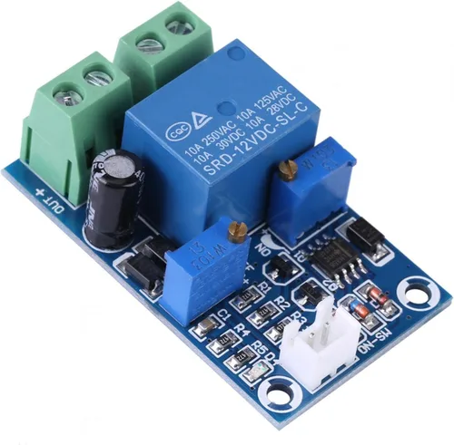 Vista 2 de GOTOTOP Placa de bajo voltaje, batería de 12 V, corte de bajo voltaje, interruptor automático, módulo de recuperación con un indicador LED