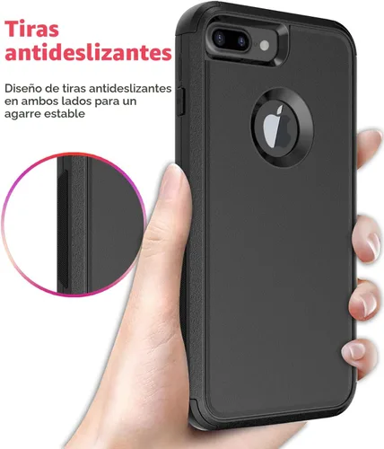 Vista 5 de Diverbox Funda [A prueba de golpes] [A prueba de caídas] [A prueba de polvo], Cubierta de protección resistente para teléfono para Apple iPhone 8