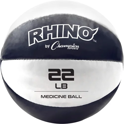 Vista 10 de Champion Sports Leather Medicine Balls – Durable Weighted Balls for Strength, Core & Conditioning Training