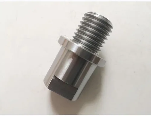 Vista 2 de Adaptador de husillo de cabezal de torno de carpintería, 1 pulgada 8TPI a 5/8 pulgadas 45 adaptador de husillo de torno de acero para carpintería