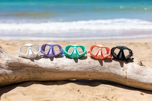 Vista 4 de Gafas para niños con cubierta para la nariz, divertidas, seguras para niños y adultos jóvenes, cómoda máscara de esnórquel para nadar en piscinas