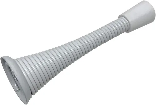 Vista 19 de Litepak Tope de puerta de resorte de 3 pulgadas de acero resistente de alta calidad con parachoques de plástico (chapado en latón, 1 unidad)
