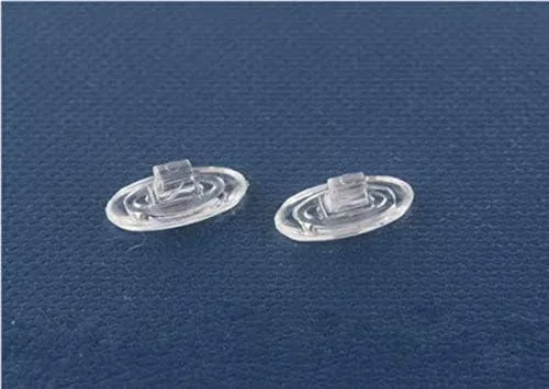 Vista 2 de NicelyFit Almohadillas de nariz transparentes para marcos de lentes Oakley OX5079 OX5038 OX5066 OX5088 OX3102 OX5040 OX5042 etc transparente 2 pares