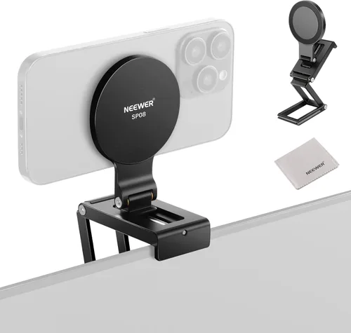 Vista 13 de NEEWER PA118 - Soporte magnético para teléfono celular, soporte magnético de doble cara compatible con MagSafe iPhone, accesorios para tablero