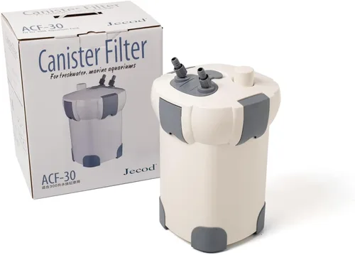 Vista 9 de Jebao Filtro externo para acuario con medios de filtración (ACF-20, 198GPH)